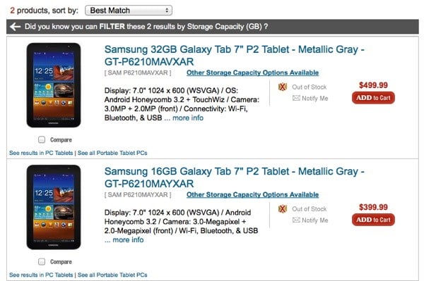 tablet samsung galaxy tab 7.0 plus
