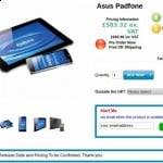 Asus Padfone wyceniony w Wielkiej Brytanii. Jest drogo! (update)