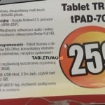 Trak tPad-7070 za 259 złotych w Polo Market