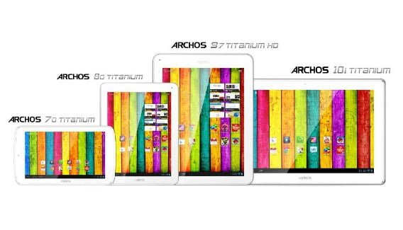 ceny tabletów Archosa z serii Titanium: 70, 80, 97 i 101