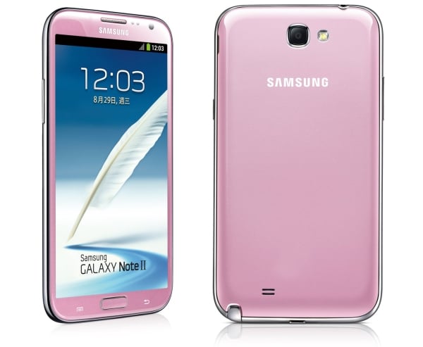 Różowy Samsung Galaxy Note 2
