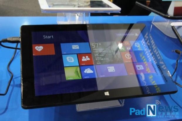 Vido W10 z Windows 8 i Intel Atom Z3770 na Hong Kong Electronics Fair