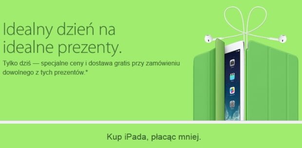 "Idealny dzień na idealne prezenty", czyli jednodniowa promocja w Apple Online Store