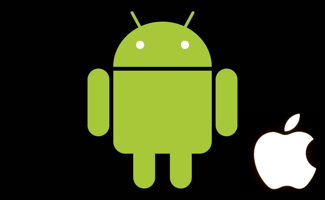   Apple iOS Android logo 