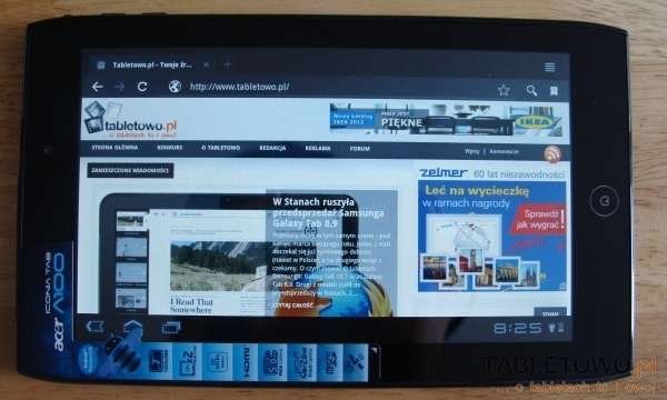 tablet acer iconia tab a100