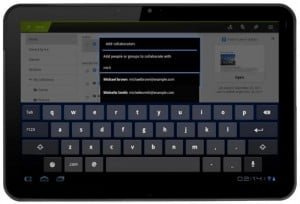 Google docs tablet honeycomb