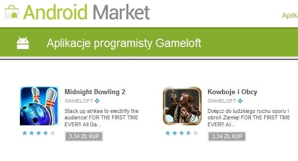 android market gameloft