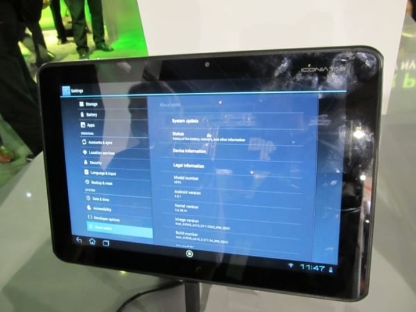 tablet acer iconia tab a510