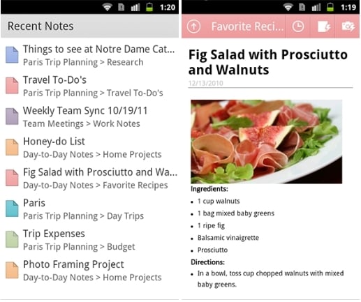 onenote mobile android