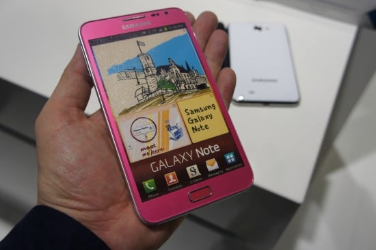 samsung galaxy note różowy