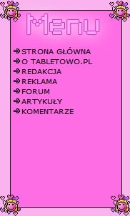 tabletowo menu