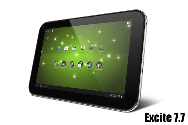 tablet toshiba excite 7.7