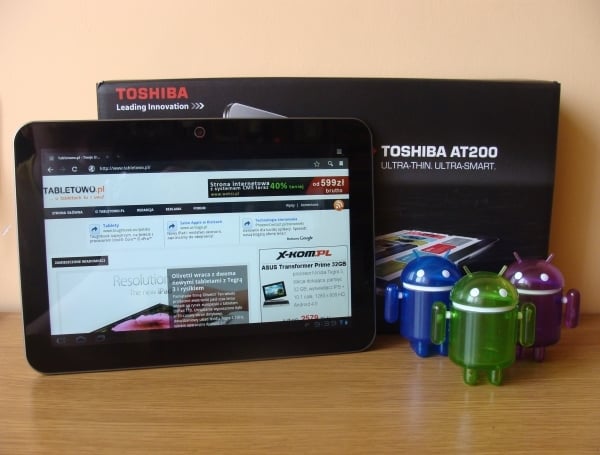 Recenzja tabletu Toshiba AT200