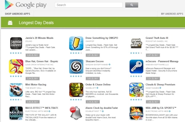 longest day deals google play