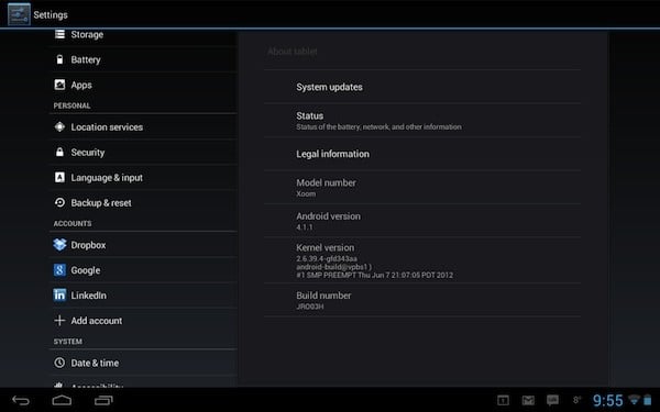 motorola xoom android jelly bean