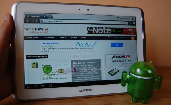 Recenzja tabletu Samsung Galaxy Note 10.1