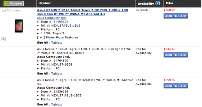 nexus 7 32gb