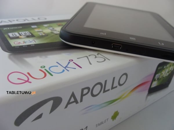 Recenzja tabletu Apollo Quicki 731