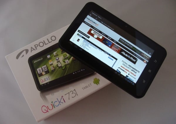 Recenzja tabletu Apollo Quicki 731