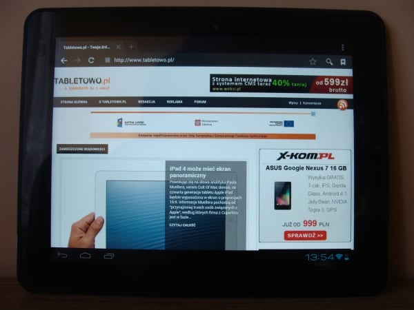 Recenzja tabletu Kiano Pro 10 Dual