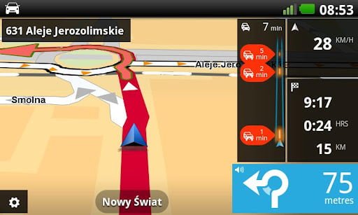 Nawigacja TomTom android