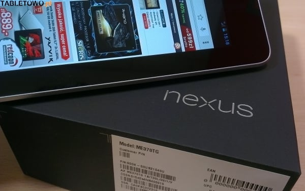 Nexus 7 3G 32GB w Polsce za 1399 złotych?