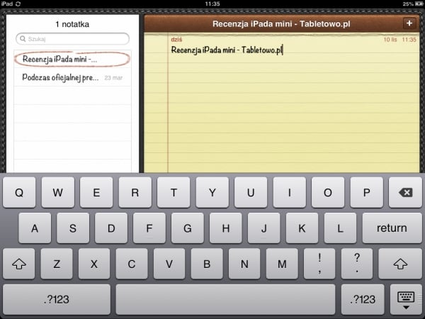 apple ipad mini recenzja test