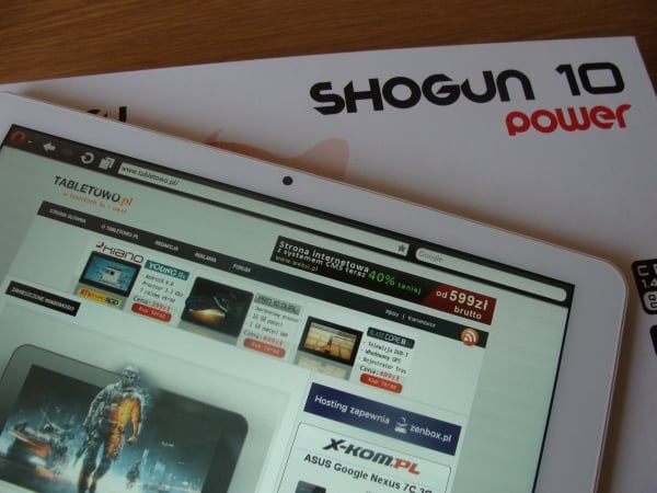 recenzja tabletu shiru shogun 10 power