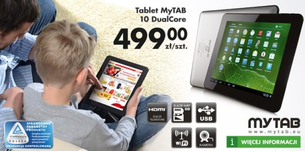 Promocja: MyPhone MyTab 10 Dual Core za 499 złotych