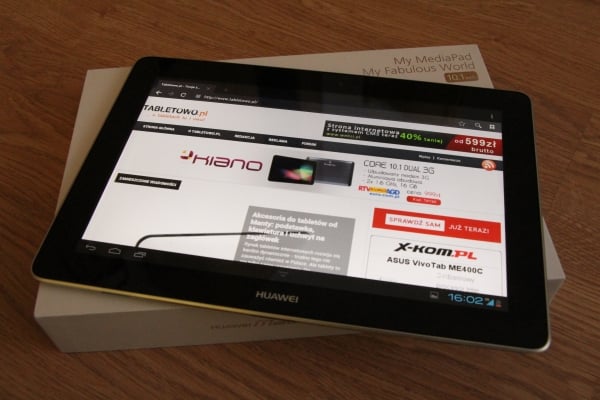 Recenzja tabletu Huawei MediaPad 10 FHD