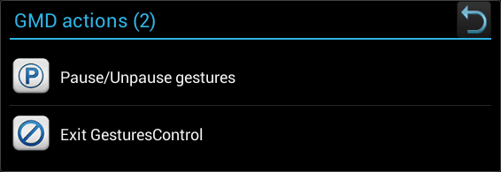 GMD Gesture Control