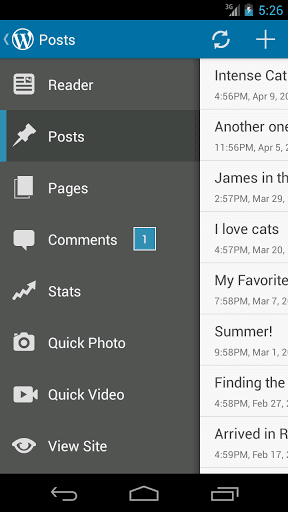 WordPress na Androida