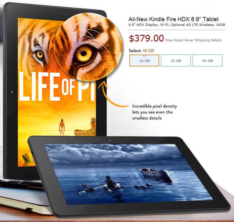 Nowości Amazon: Kindle Fire HD, Kindle Fire HDX 7” i 8.9”