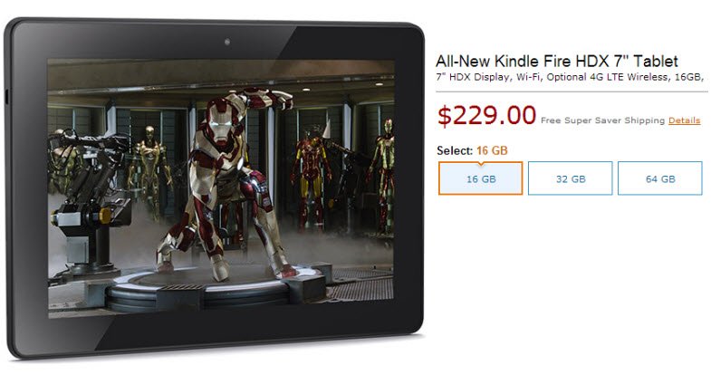 Nowości Amazon: Kindle Fire HD, Kindle Fire HDX 7” i 8.9”