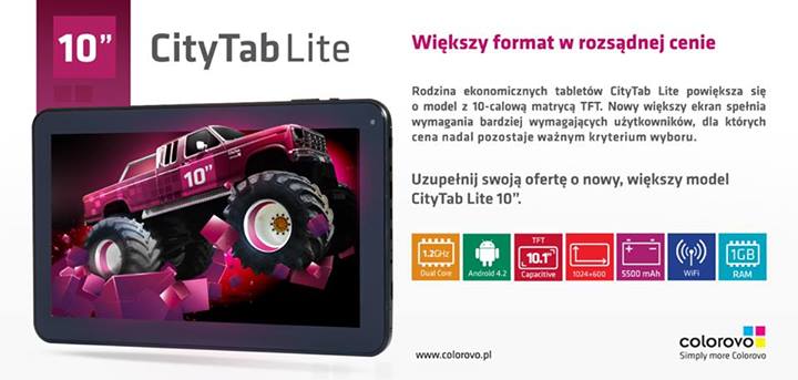 Colorovo CityTab Lite 10"