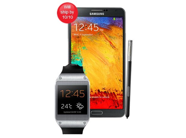 Samsung Galaxy Note 3 z Galaxy Gear wycenione na 999 dolarów