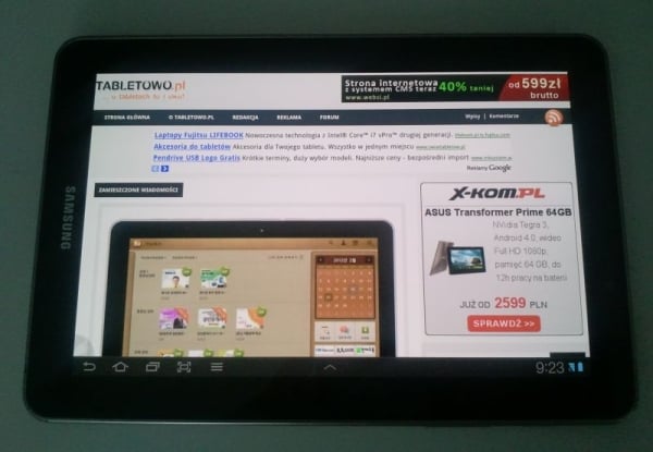 Samsung pracuje nad dwoma tabletami z AMOLED: 8" i 10"