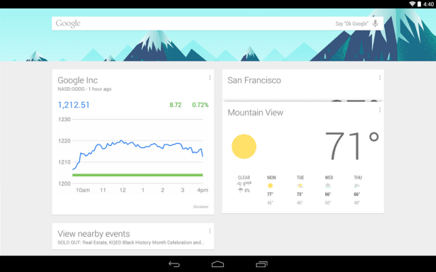 google now