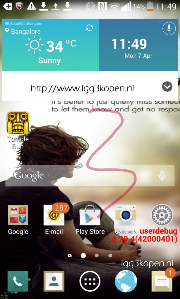 new ui on lg g3