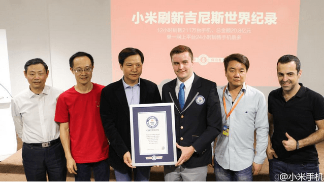 Xiaomi Rekord Guinnessa