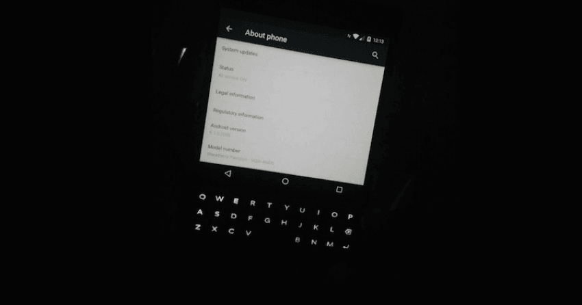Blackberry Passport Android