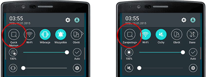 Android 6.0 Marshmallow LG zmiany i nowości 8 zmiana nazwy Quick Memo na Capture+