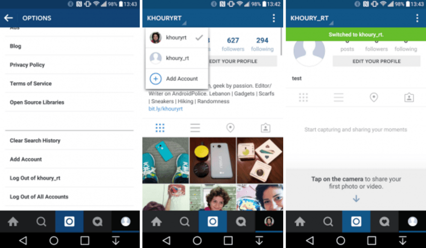 screen: AndroidPolice.com instagram-wiele-kont-androidpolice