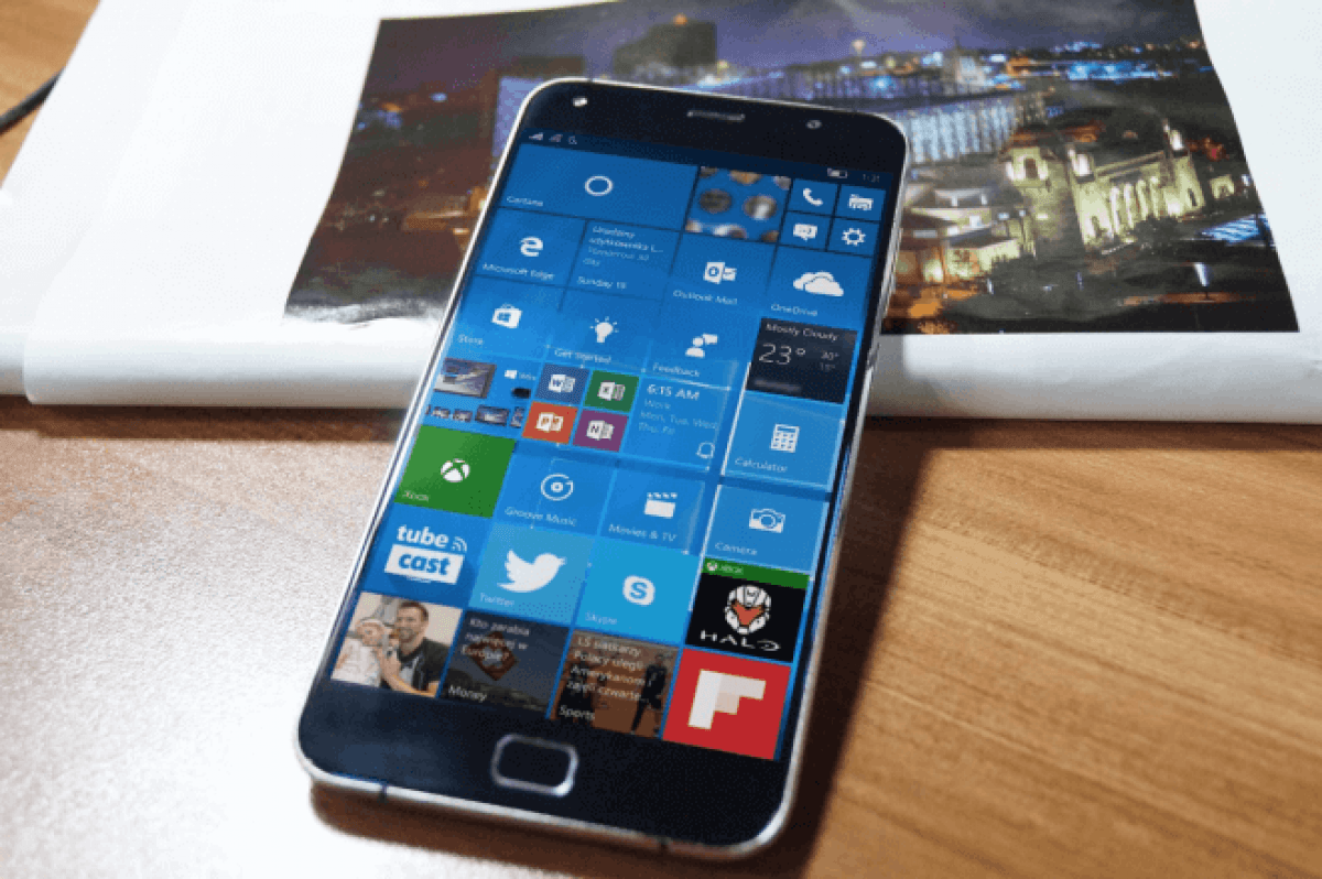 UMI Touch z Windows 10 Mobile, fot. WinFuture