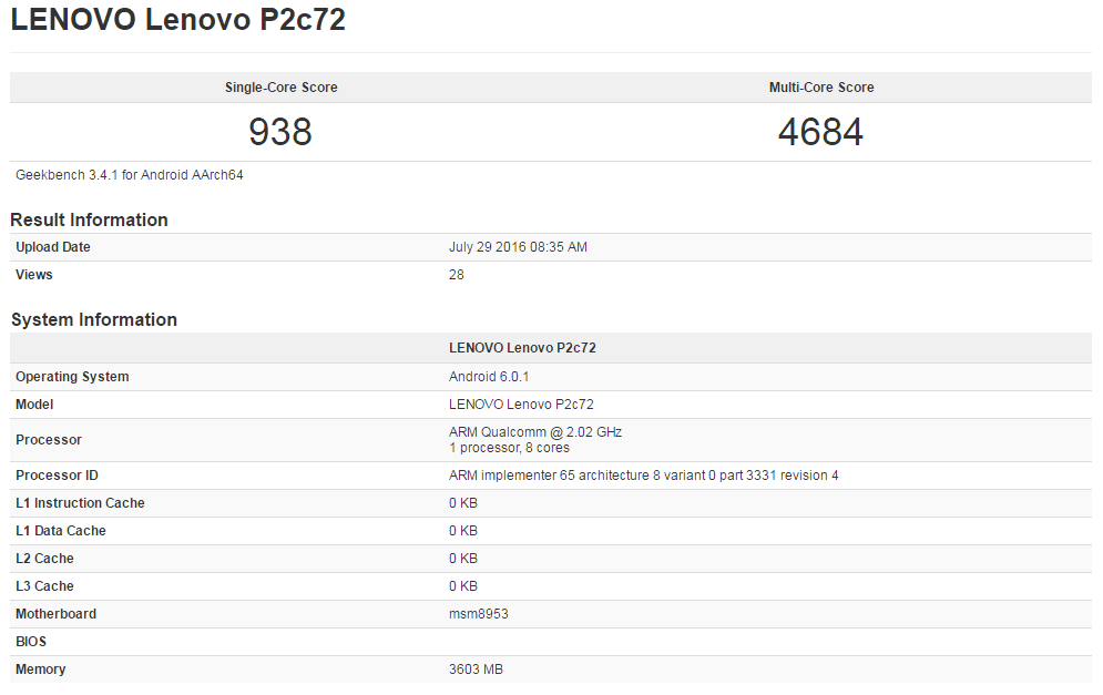 Lenovo P2c72 (Lenovo Vibe P2)