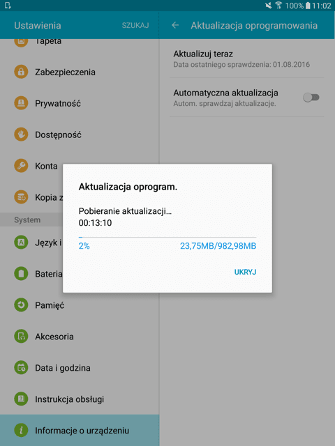 Samsung Galaxy Tab S2 8.0 Wi-Fi Android 6.0.1 Marshmallow