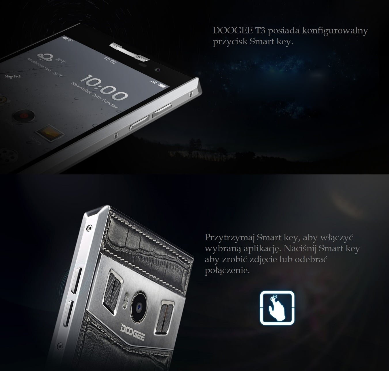 Doogee T3 Smart Key