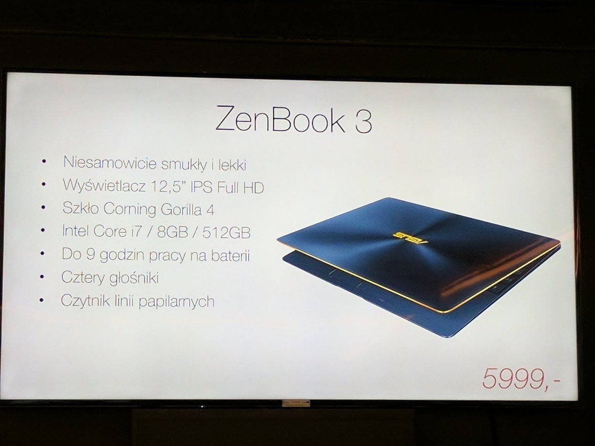 Asus ZenBook 3