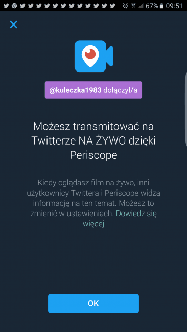 Twitter na żywo dzięki Periscope