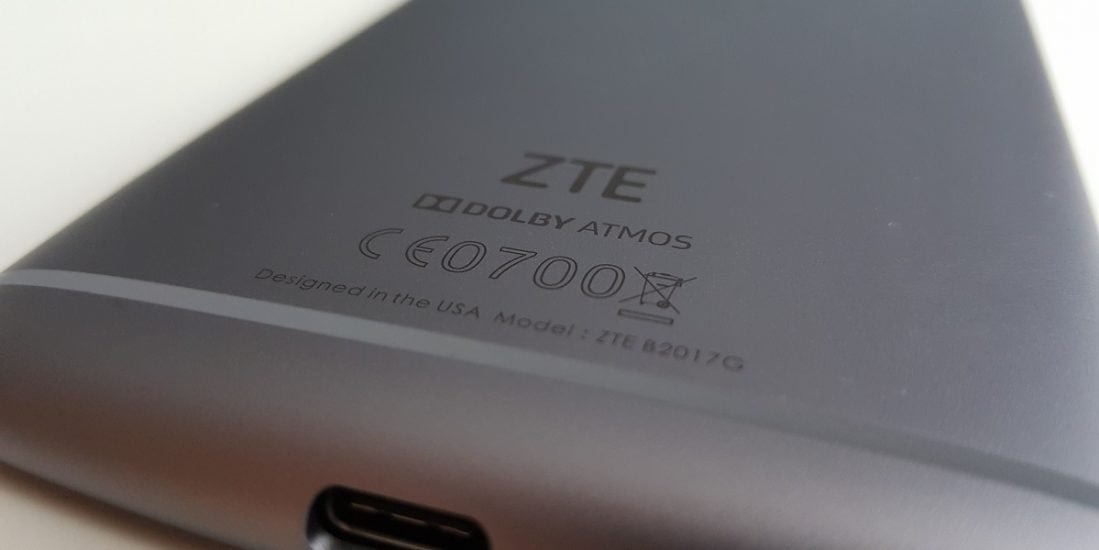 ZTE Axon 7 Mini ZTE logo